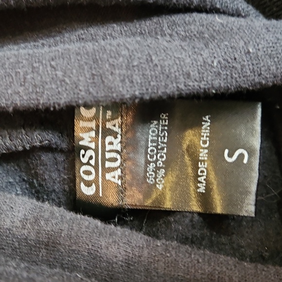 Cosmic Aura Tarot Card Black Hoodie - Picture 3 of 7